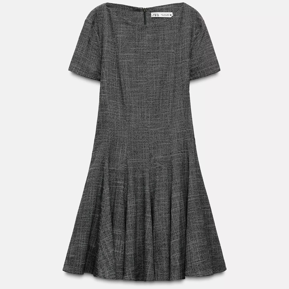 Zara full skirt mini dress